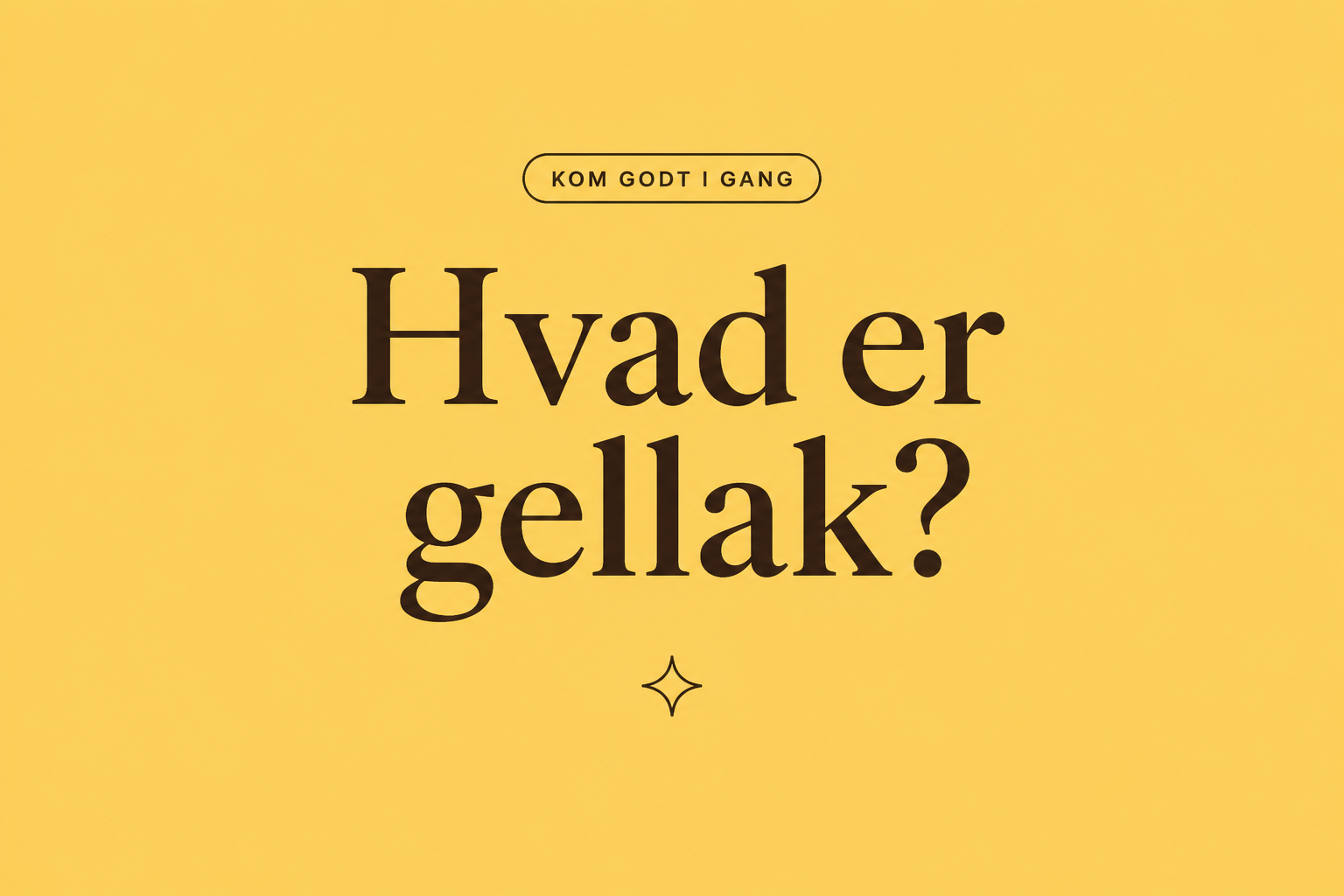 Hvad er gellak?
