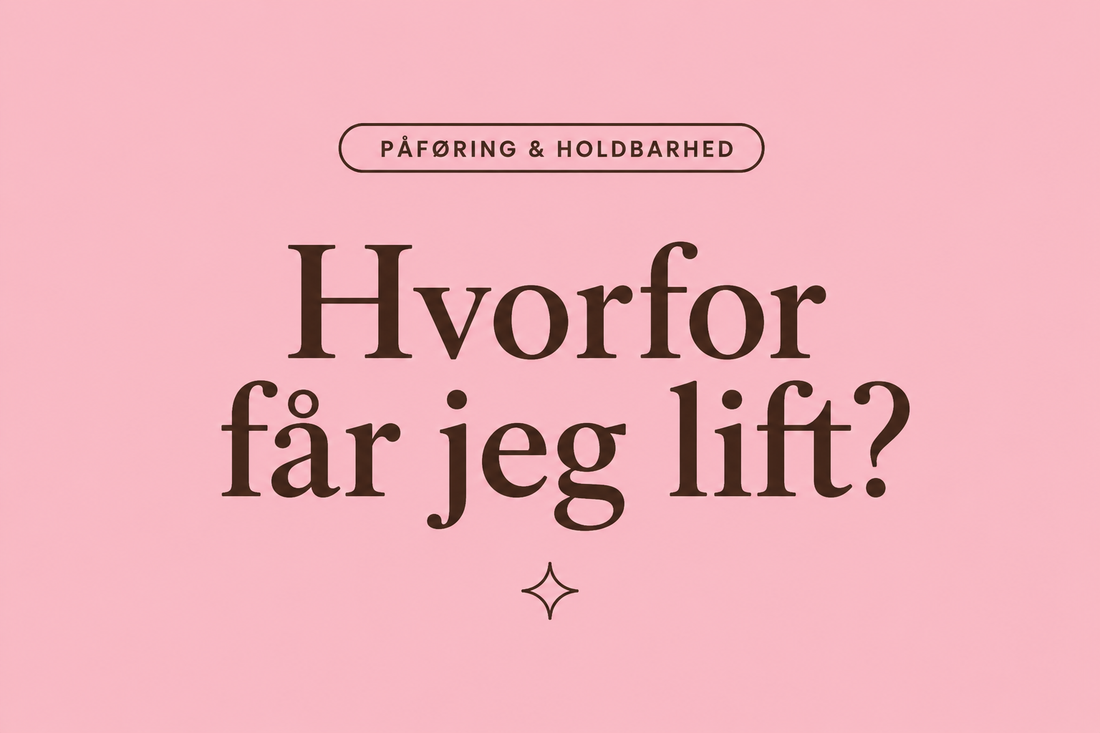 Hvorfor får jeg lift i gellak?